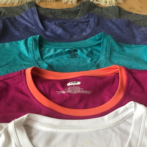 Lot of Five (5) Champion and Fila Shirts XL - Picture 8 of 8